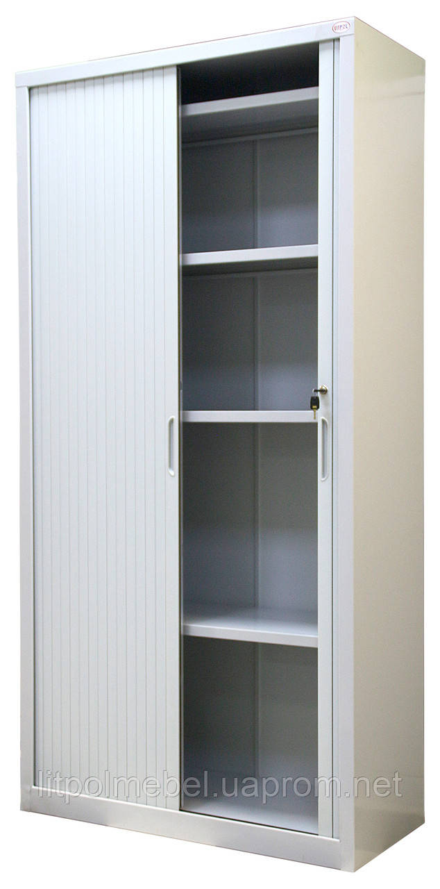 Металлический офисный шкаф с дверями типа жалюзи Sbm 208 - фото 3 - id-p1332462406