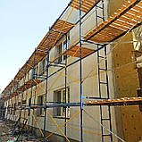 Будівельні риштування полегшені рамного типу 6 х 6 м діаметр труби 42 мм, фото 3