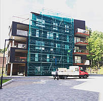 Будівельні риштування клино-хомутові КХЛ, комплектація 12.5 х 10.5 (м)