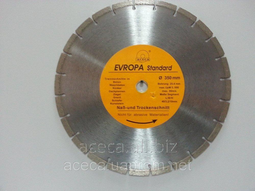 Диск діамантовий 300*25.4мм ACECA Europe Standart Segment Vacuum