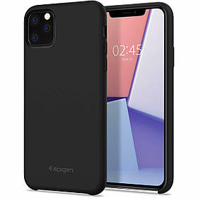 Чохол Spigen для iPhone 11 Pro Silicone Fit, Black