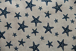 Тканина для печворку. Тканина для ляльки. STARFISH арт1638. Колекція. Makower UK (Англия).