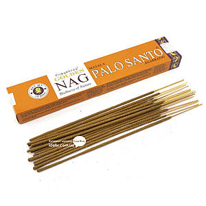 Пахощі Golden Nag Palo Santo Vijayshree 15г. Аромапалички Священне дерево (33924)