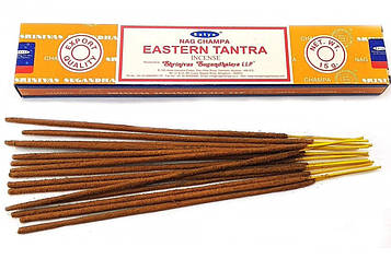 Ароматичні палички Східна тантра, Nag Champa Easten Tantra (15gm) Satya