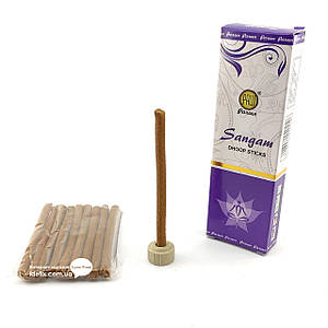 Пахощі Sangam Dhoop sticks PAW 10шт/уп. Аромапалички безосновні Очищення (33907)