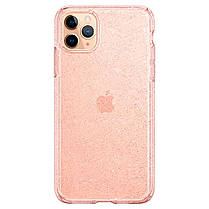 Чохол Spigen для iPhone 11 Pro Liquid Crystal Glitter, Rose Quartz, фото 4