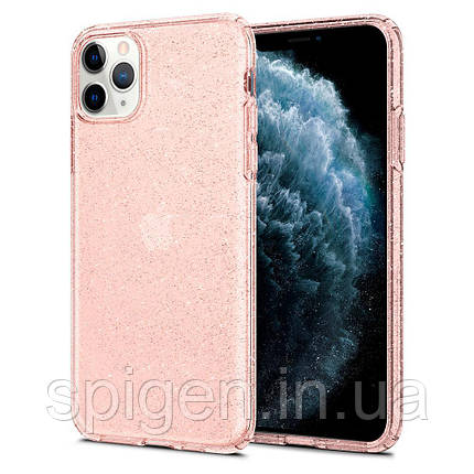 Чохол Spigen для iPhone 11 Pro Liquid Crystal Glitter, Rose Quartz, фото 1