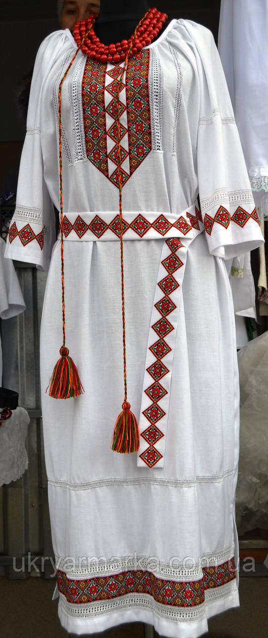 Жіноче вишите плаття "Гуцульське", фото 1