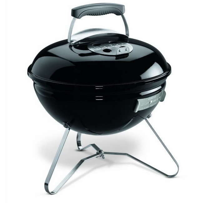 Гриль вугільний переносний Weber Smokey Joe Premium (430х460х410 мм), чорний