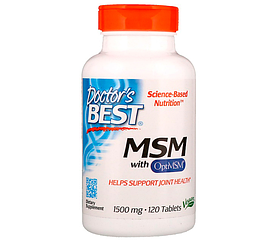 Doctor's Best  MSM with OptiMSM 1500mg  (120tab)