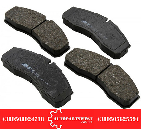 КОЛОДКИ ТОРМ. ПЕР.       SPR.616.      ABS