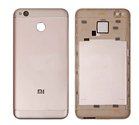 Задня кришка для Xiaomi Redmi 4X, золотиста, оригінал