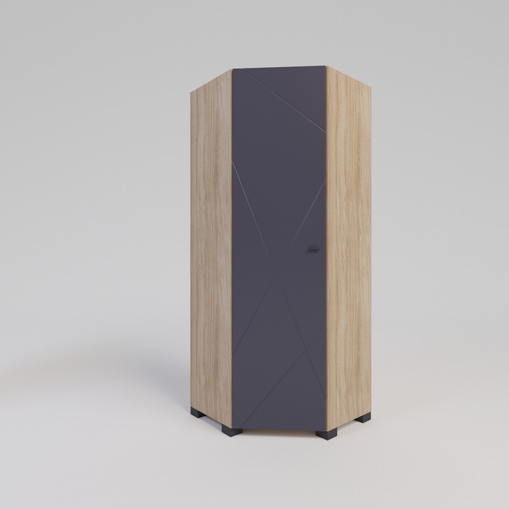 Шафа кутова Х-Скаут Х-22 графіт мат, фото 1