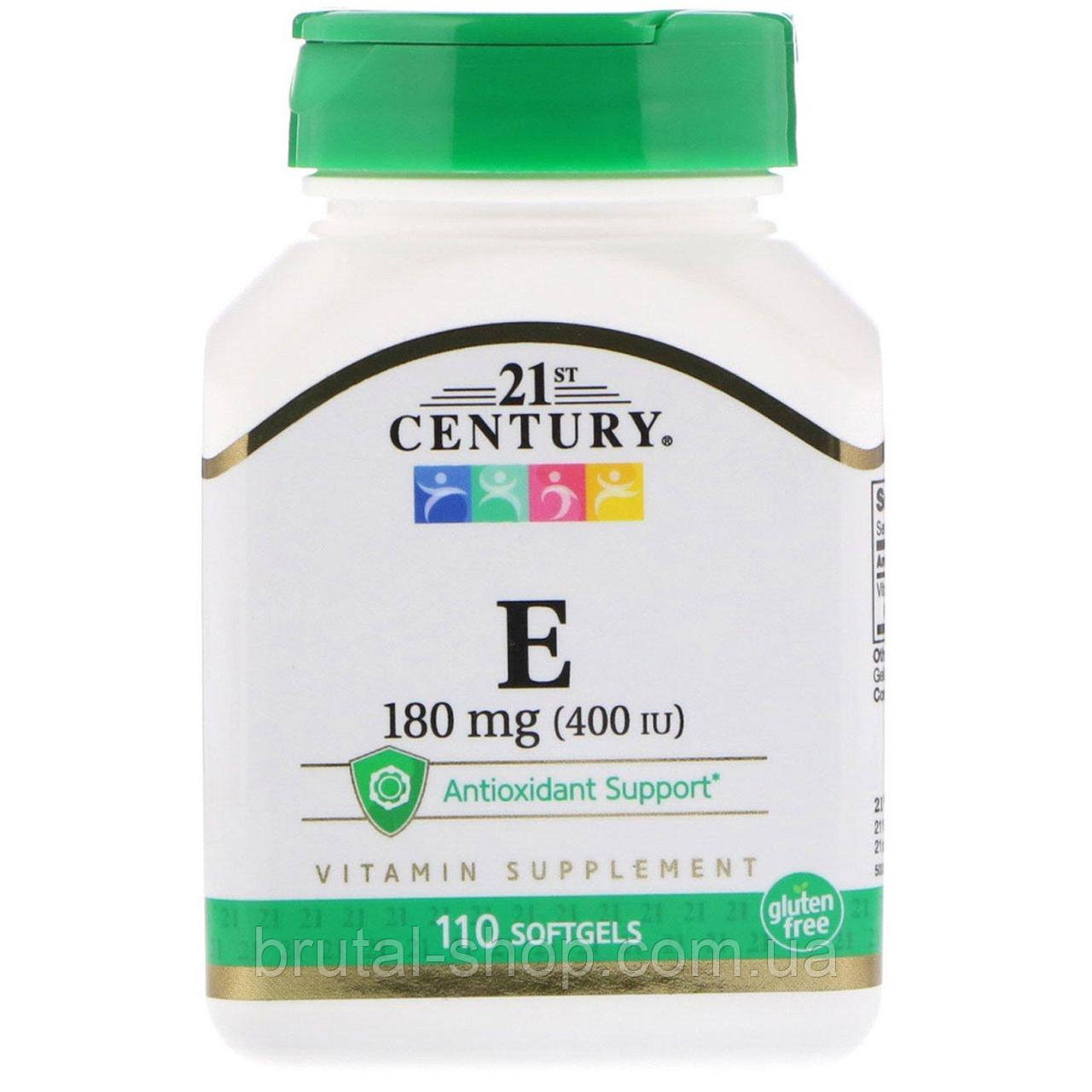 21st Century Vitamin E 180 mg 400 МЕ (110 soft)