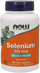 Селен нау фудс Now Foods Selenium 200 mcg 180 капсул