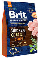 Brit Premium Sport 3 кг корм для собак із високою активністю