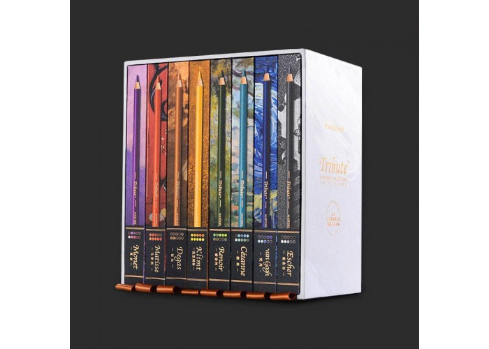Набір кольорових олівців Marco Tribute Masters Collection 80 кольорів, фото 1