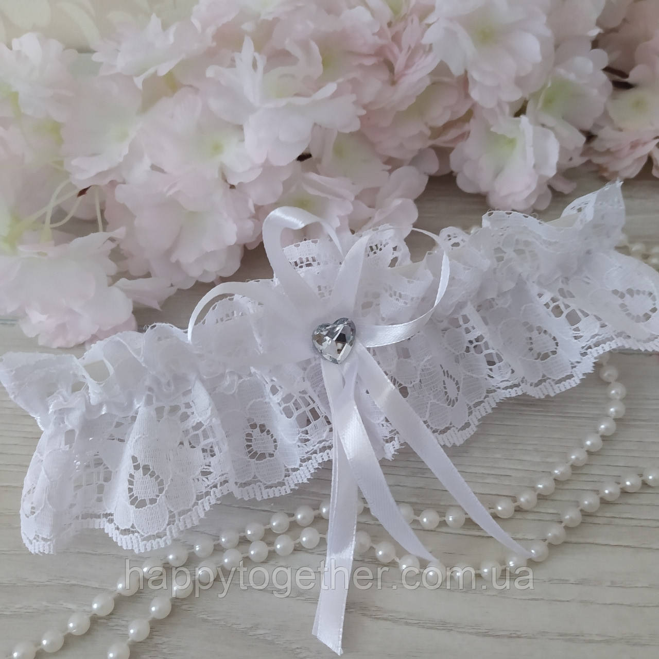 Свадебная подвязка белая (ID#112282969), цена: 50 ₴, купить на Prom.ua