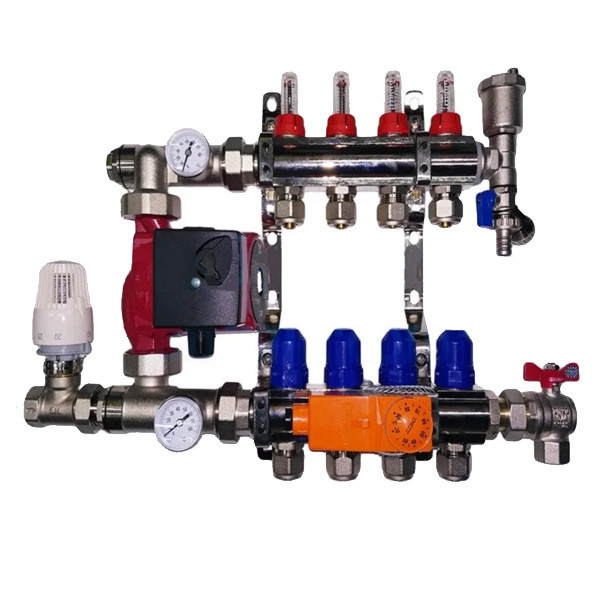 Купить коллектор теплого пола с регулировкой температуры от магазина Клондайк