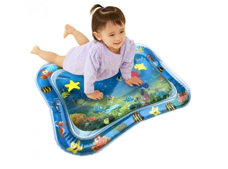 Водяной коврик с рыбками 66х55 см Синий, фото 1