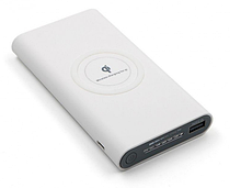 Power Bank з бездротовою зарядкою QI 20000 маг (Білий)