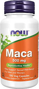 Now Foods Maca 500 mg 100 капсул
