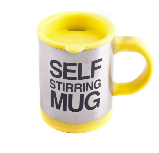 Кружка мішалка Self Stirring Mug Жовтий