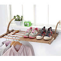 Сушарка на балкон з полицею для взуття