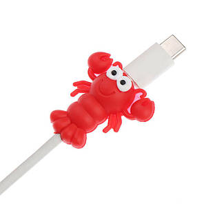 Захист від перетирання, органайзер для кабелю Lightning, Type C, Micro USB Alitek Animals Лев, фото 4