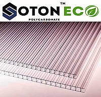 Стільниковий полікарбонат SOTON ECO 6 мм (прозорий)