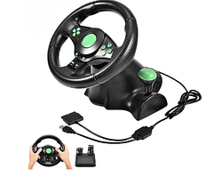 Ігровий кермо Super Vibration Steering Wheel USB/PC/PS3