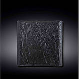 Тарілка квадратна SLATESTONE BLACK 21,5 х 21,5 см Wilmax WL-661106/A, фото 2