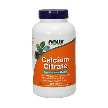 Calcium Citrate (250 tabs) NOW