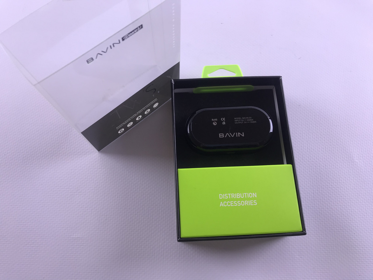 Bluetooth-навушники з кейсом BAVIN 03