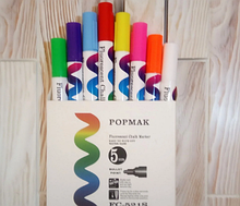 Маркеры для LED доски Fluorescent chalk marker (8 штук) 5мм