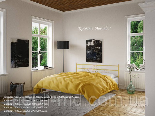 Ліжко Лаванда 1.6*2.0 Tenero