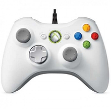 Геймпад джойстик для XBOX 360 / ПК провідний (Білий)