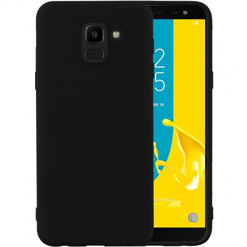 Чехол для Samsung Galaxy J6 2018 (J600) силиконовый бампер черный
