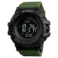 Skmei 1358 processor зелений чоловічий годинник із барометром