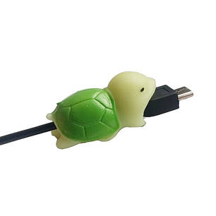 Захист від перетирання, органайзер для кабелю Lightning, Type C, Micro USB Alitek Animals Лев, фото 1