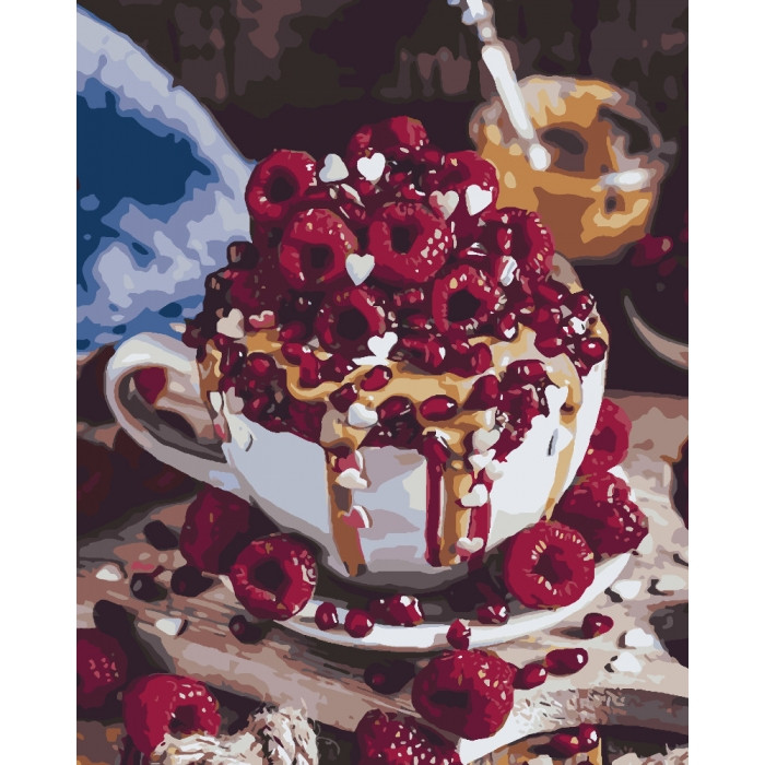 Картина за номерами 40*50 см Ідейка (без коробки) Малинове ранок (КНО 5524), фото 1