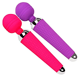 Вібратор-масажер мікрофон-стимулятор, інтимні іграшки вібромасажери, фото 6
