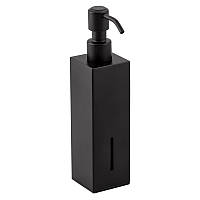 Диспенсер для жидкого мыла из латуни черный 250 мл QT квадратный дозаторы для жидкого мыла