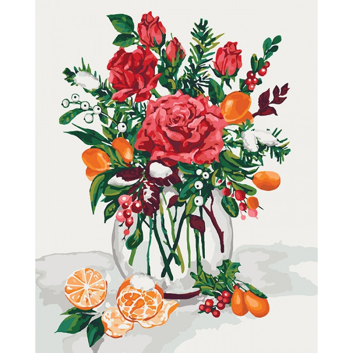 Картина за номерами 40*50 см Ідейка (без коробки) Солодкий Присмак свята (КНО 3028), фото 1