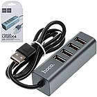 USB HUB Hoco HB1 silver, фото 3