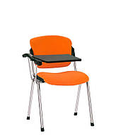 Era (Эра) T black/chrome офисный стул для посетителей с откидным столиком, цвета в ассортименте