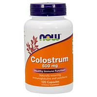 Коровье молозиво для укрепления иммунитета Now Foods Colostrum 500 mg (120 veg caps)