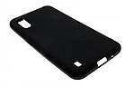 Чохол для Samsung Galaxy A01 (A015) силиконовый бампер черный, фото 2