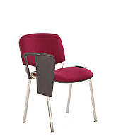 Iso (Исо) T chrome стул офисный для посетителей с откидным столиком, цвета в ассортименте