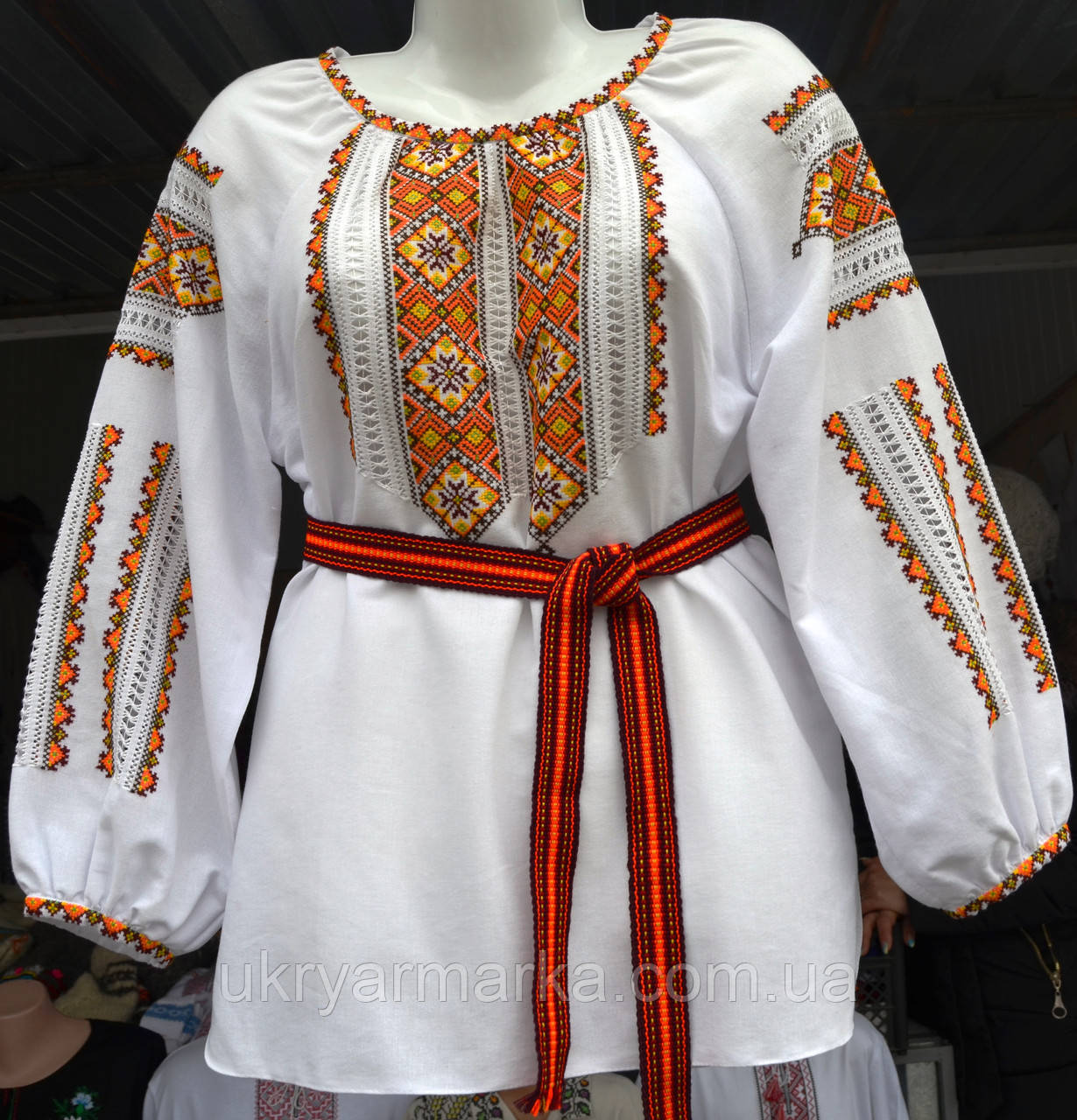 Жіноча вишита блузка "Наш край"